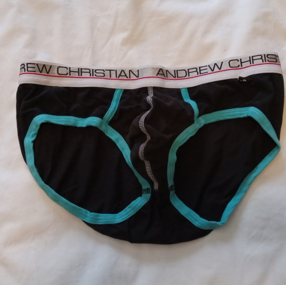 Andrew Christian Brief with Show it Technology Black Medium